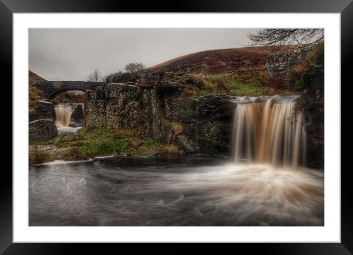 Three Shires Head, The Peak District. Framed Mounted Print by Scott Simpson