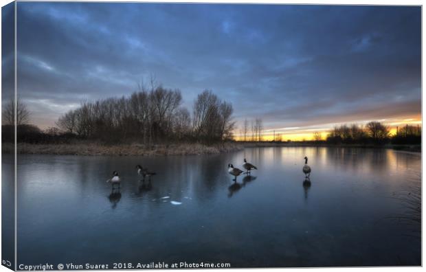 Willington Lake 2.0 Canvas Print by Yhun Suarez