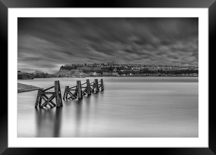 Dramatic Sky Over Cardiff Bay Framed Mounted Print by Steve Purnell