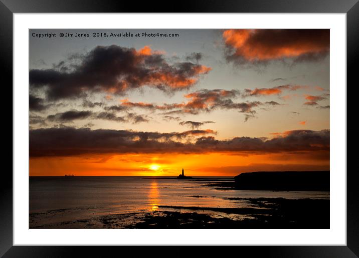 New Year's Day sunrise (2) Framed Mounted Print by Jim Jones