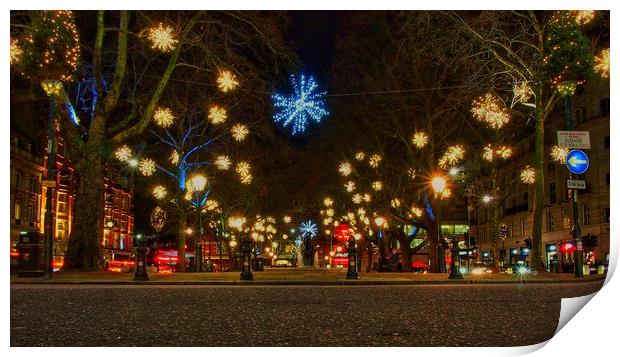 Sloane Square,London,UK.    Print by Victor Burnside