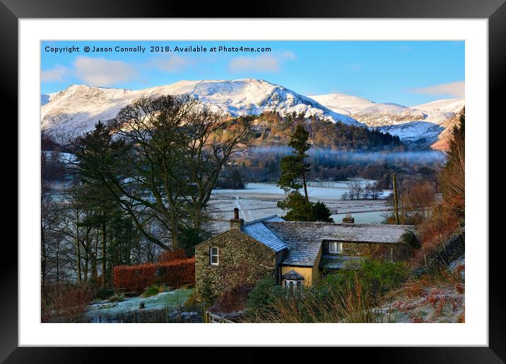 Patterdale Mist Framed Mounted Print by Jason Connolly