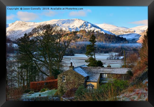 Patterdale Mist Framed Print by Jason Connolly