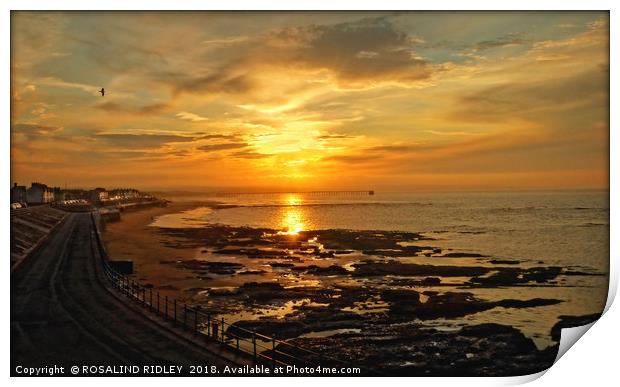 "Steetley Sunset" Print by ROS RIDLEY