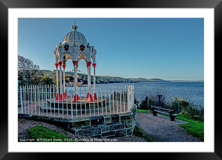 Newport on Tay drinking water fountain. #4 Framed Mounted Print by Richard Smith