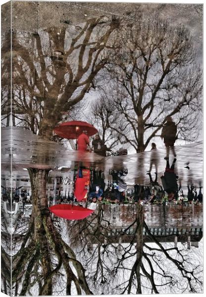 Red Reflections Canvas Print by Scott Anderson