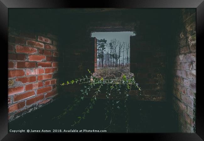 Nature is taking over Framed Print by James Aston