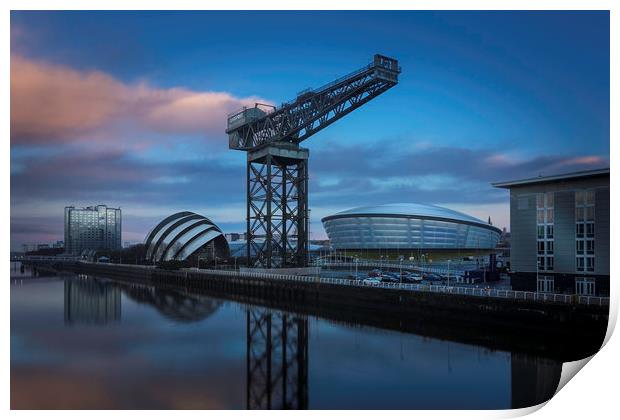 Glasgow Sunrise Print by overhoist 