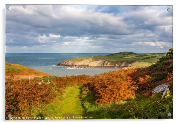 Porth Wen Acrylic by Kevin Hellon