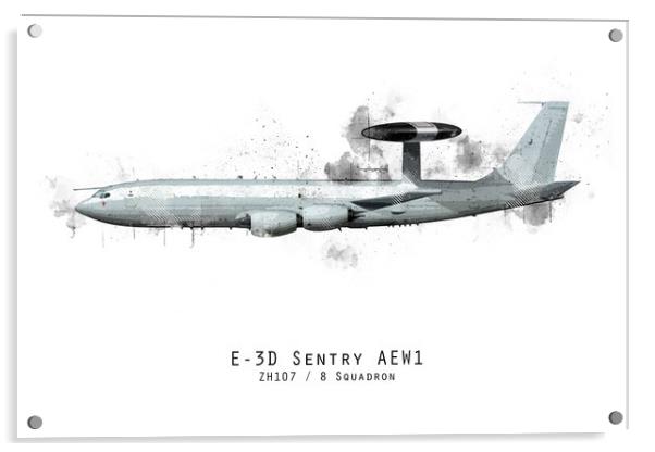E3D Sentry Sketch - ZH107 Acrylic by J Biggadike