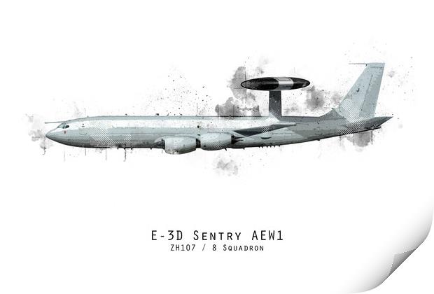 E3D Sentry Sketch - ZH107 Print by J Biggadike