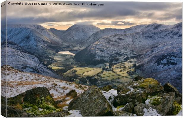 Patterdale Valley Canvas Print by Jason Connolly