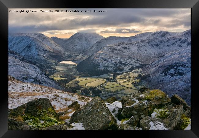 Patterdale Valley Framed Print by Jason Connolly