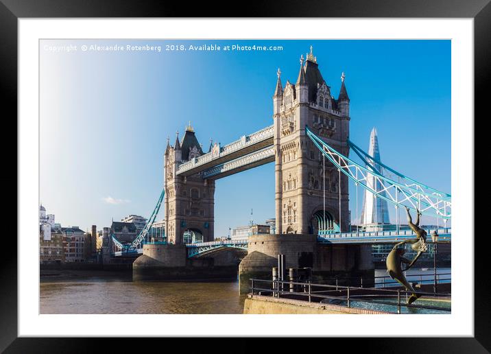 Tower Bridge, London, UK Framed Mounted Print by Alexandre Rotenberg