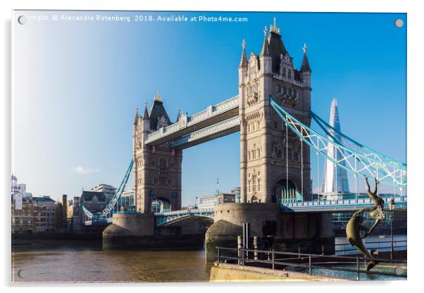 Tower Bridge, London, UK Acrylic by Alexandre Rotenberg
