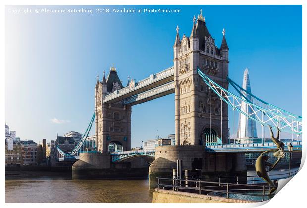 Tower Bridge, London, UK Print by Alexandre Rotenberg