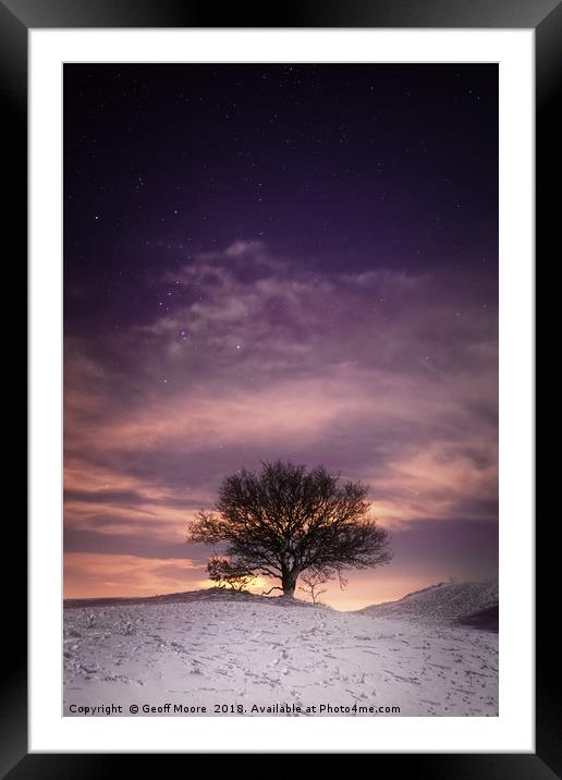 Orion View Framed Mounted Print by Geoff Moore