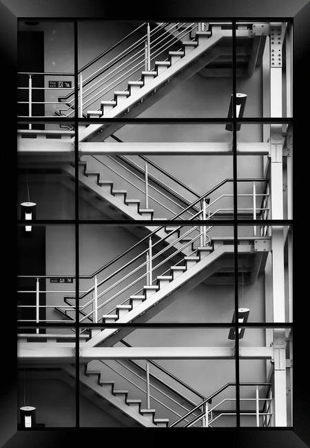 Staircase Framed Print by Aidan Mincher