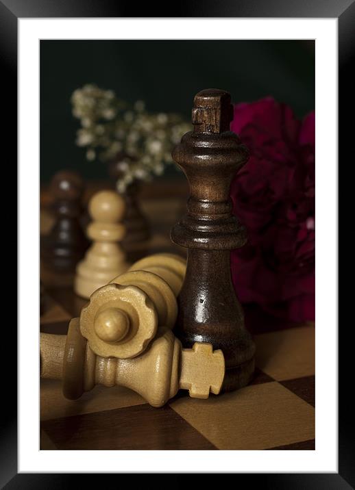 Chess Framed Mounted Print by James Lavott