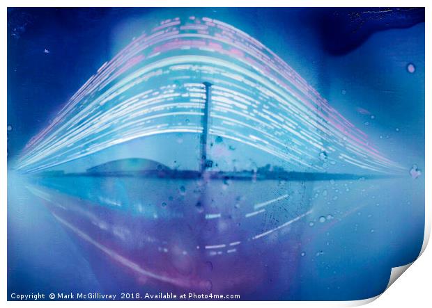 Glasgow Science Centre -  a Four Month Solargraph Print by Mark McGillivray