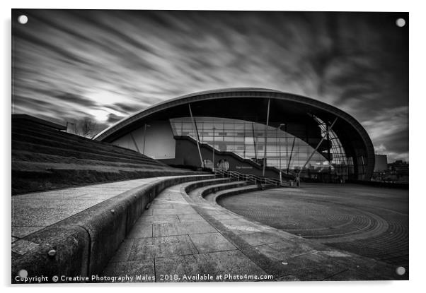 The Sage Centre at Gateshead Acrylic by Creative Photography Wales