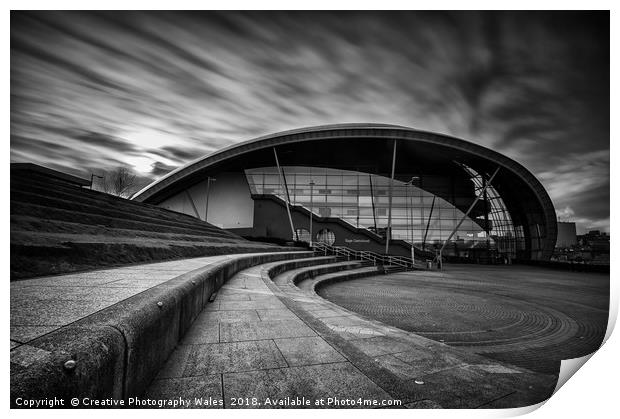 The Sage Centre at Gateshead Print by Creative Photography Wales