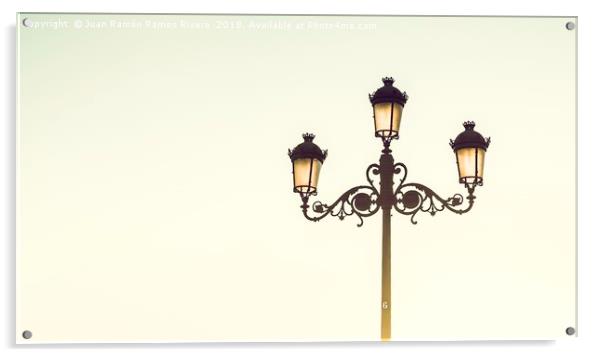 Streetlight on Acrylic by Juan Ramón Ramos Rivero
