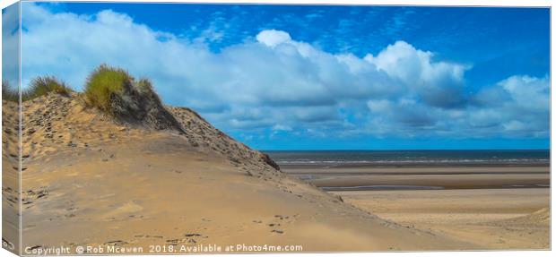 Formby Point Canvas Print by Rob Mcewen