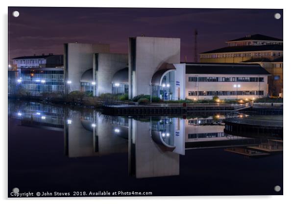 Wolfson Building, Durham University Reflection Acrylic by John Stoves