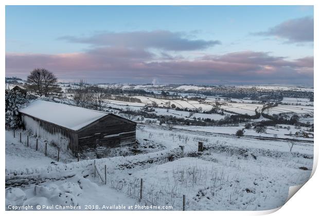Winter in Yorkshire Print by Paul Chambers