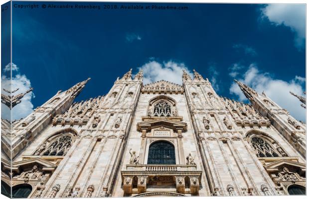 Duomo Cathedral, Milan, Italy Canvas Print by Alexandre Rotenberg