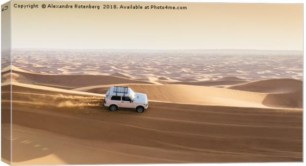 Off-roading in UAE Canvas Print by Alexandre Rotenberg