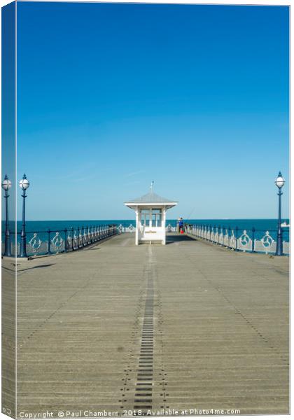 Swanage Pier Canvas Print by Paul Chambers