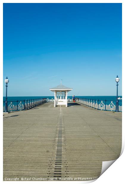Swanage Pier Print by Paul Chambers