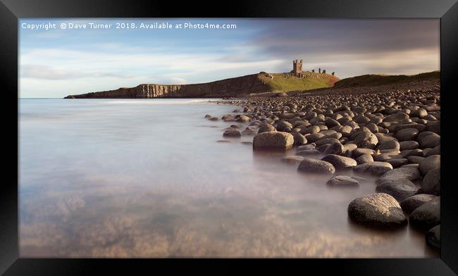 Dunstanburgh Castle, Northumberland Framed Print by Dave Turner