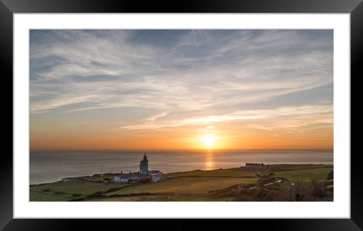 St catherine's Sunset Framed Mounted Print by Alf Damp