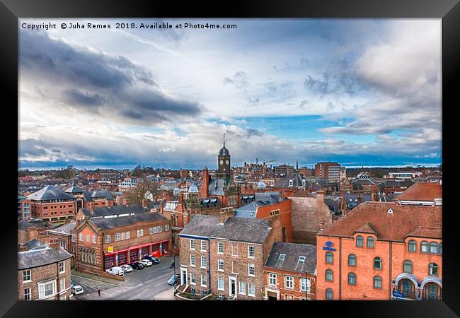 York Cityscape Framed Print by Juha Remes