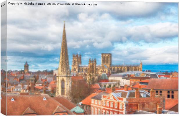 York Cityscape Canvas Print by Juha Remes