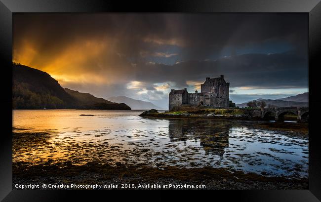 Eilean Donan Castle, Scotland Framed Print by Creative Photography Wales