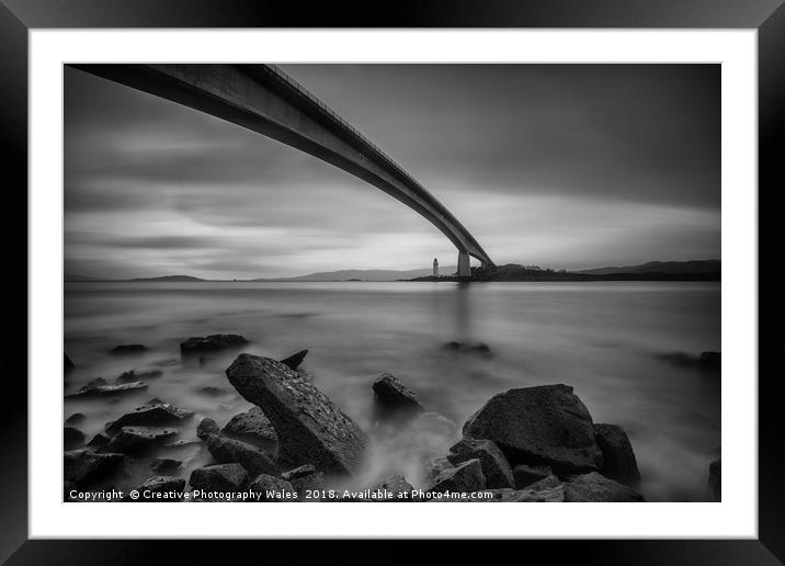 The Skye Bridge, Isle of Skye Framed Mounted Print by Creative Photography Wales