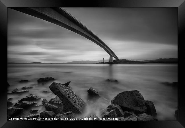 The Skye Bridge, Isle of Skye Framed Print by Creative Photography Wales
