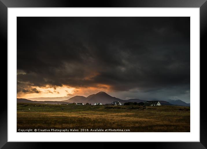 Broadford View, Isle of Skye Framed Mounted Print by Creative Photography Wales