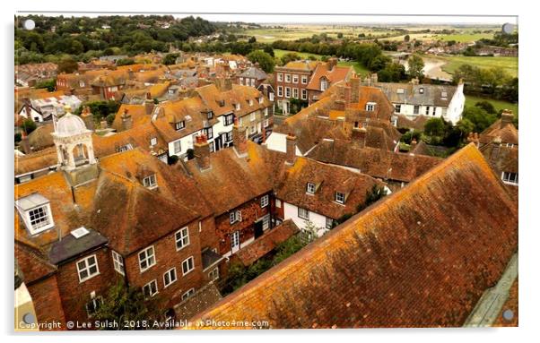 RYE TOWN Acrylic by Lee Sulsh