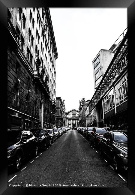 Liverpool, streets Framed Print by Miranda Smith