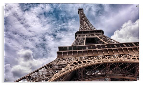 Interesting view of the Eiffel Tower Acrylic by Travelling Photographer
