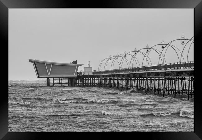 Southport Pier Framed Print by Roger Green