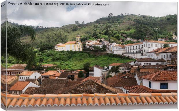 Ouro Preto, Minas Gerais, Brazil Canvas Print by Alexandre Rotenberg
