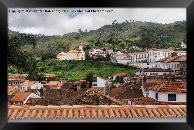 Ouro Preto, Minas Gerais, Brazil Framed Print by Alexandre Rotenberg
