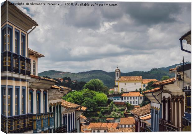 Ouro Preto, Minas Gerais, Brazil Canvas Print by Alexandre Rotenberg