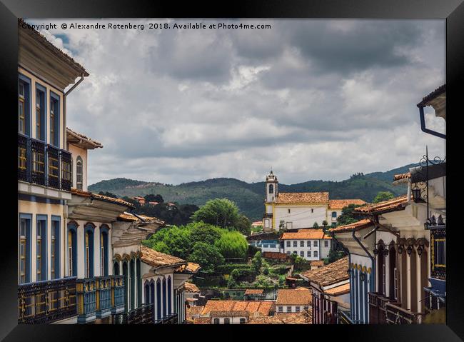 Ouro Preto, Minas Gerais, Brazil Framed Print by Alexandre Rotenberg